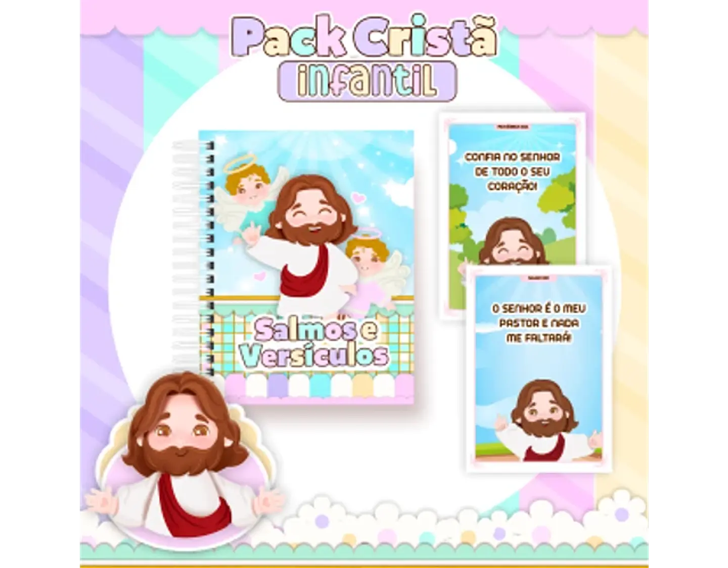Arquivo encadernação pack cristão infantil - PAMELLA 2