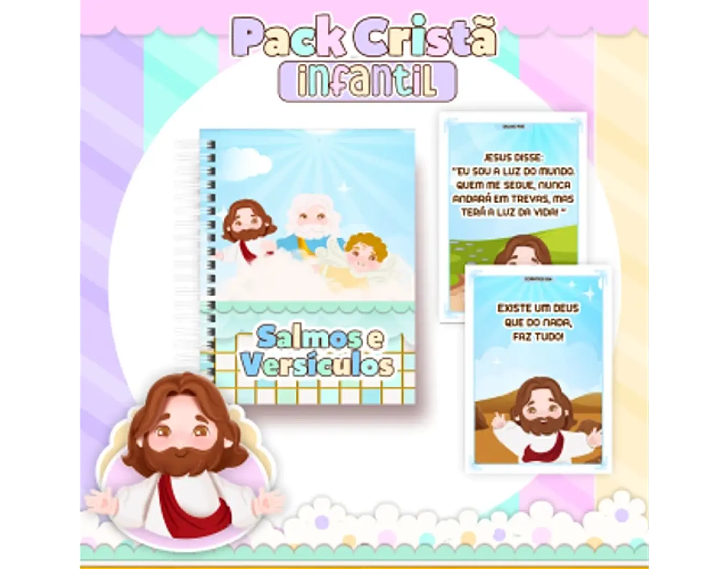 Arquivo encadernação pack cristão infantil - PAMELLA 5