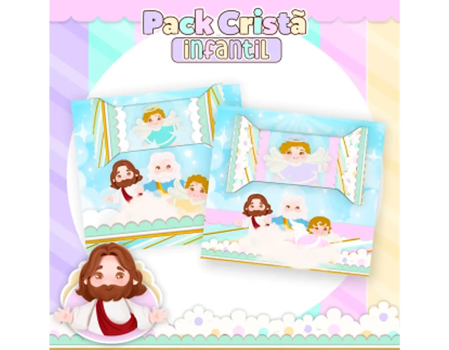 Arquivo encadernação pack cristão infantil - PAMELLA 24