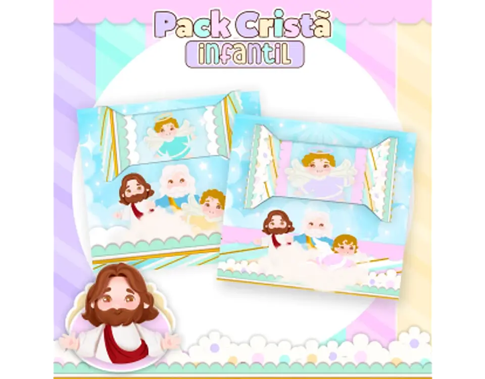 Arquivo encadernação pack cristão infantil - PAMELLA 24