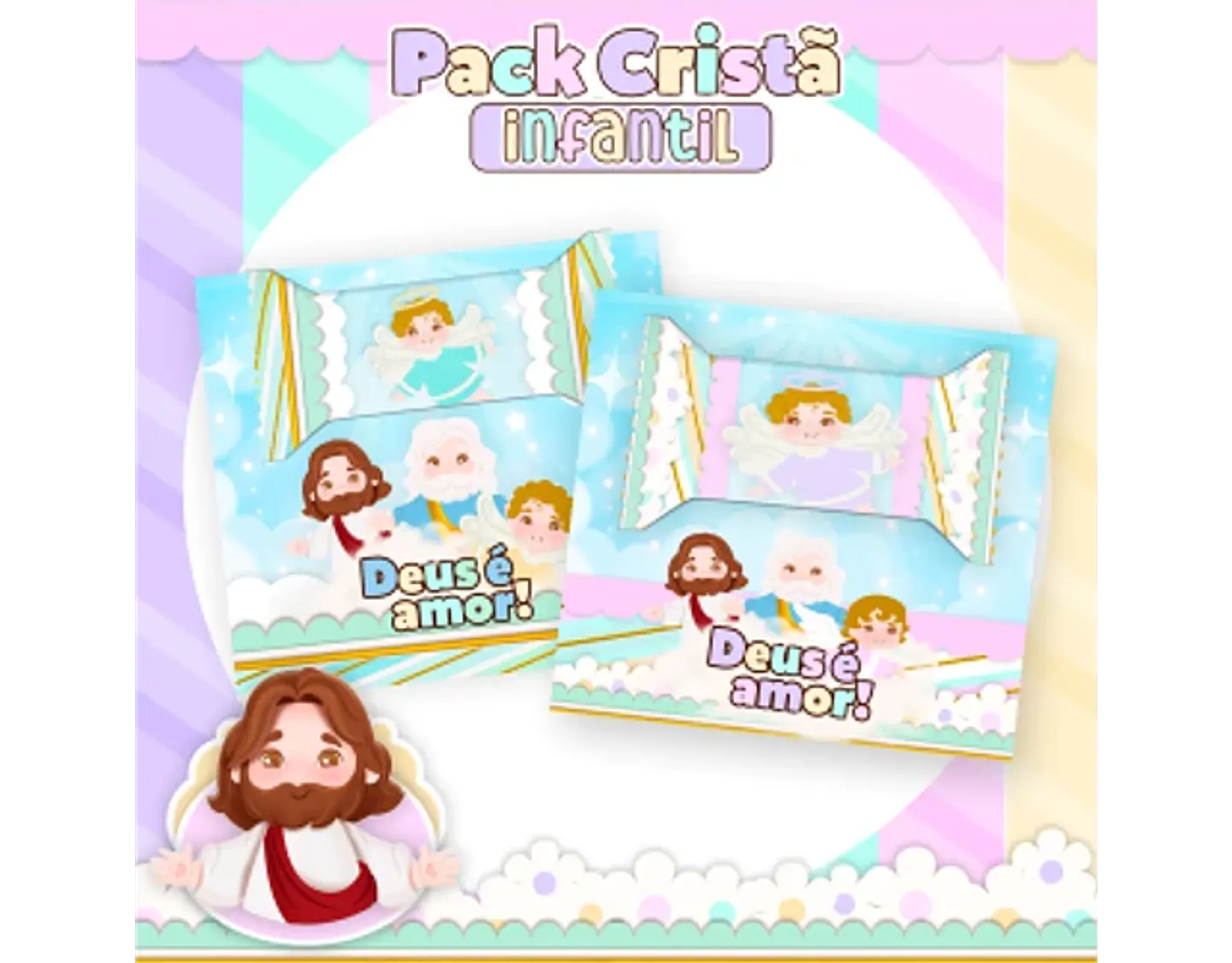 Arquivo encadernação pack cristão infantil - PAMELLA 28