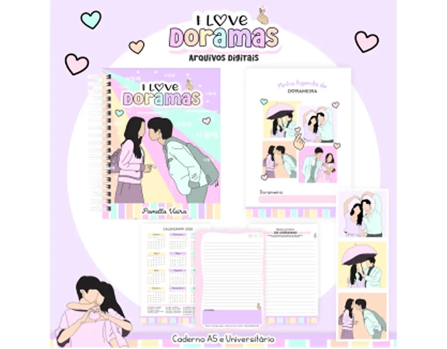 Arquivo encadernação pack dorama - PAMELLA 8