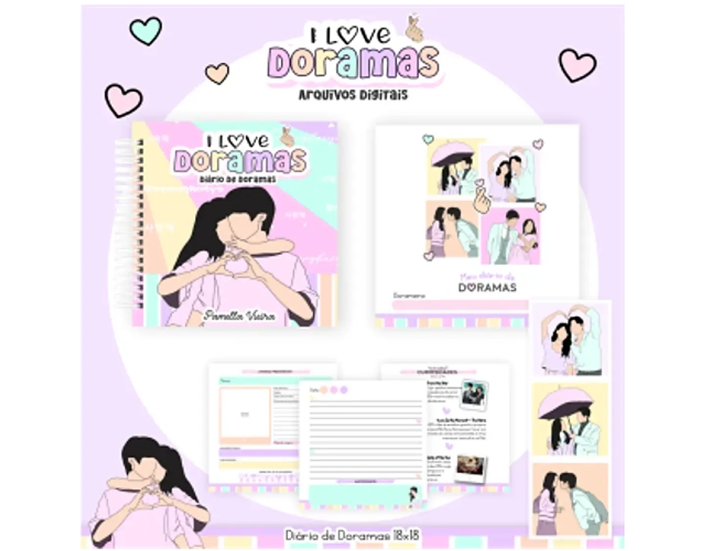 Arquivo encadernação pack dorama - PAMELLA 12