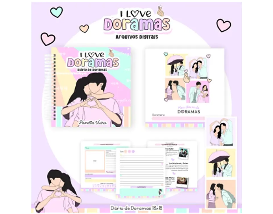 Arquivo encadernação pack dorama - PAMELLA 12