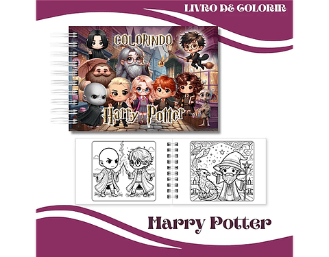 Arquivo Livro de Colorir Harry Potter - Van Criações