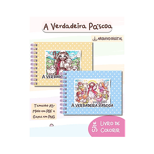 Arquivo Livro de Colorir A Verdadeira Páscoa - Bia Shaina