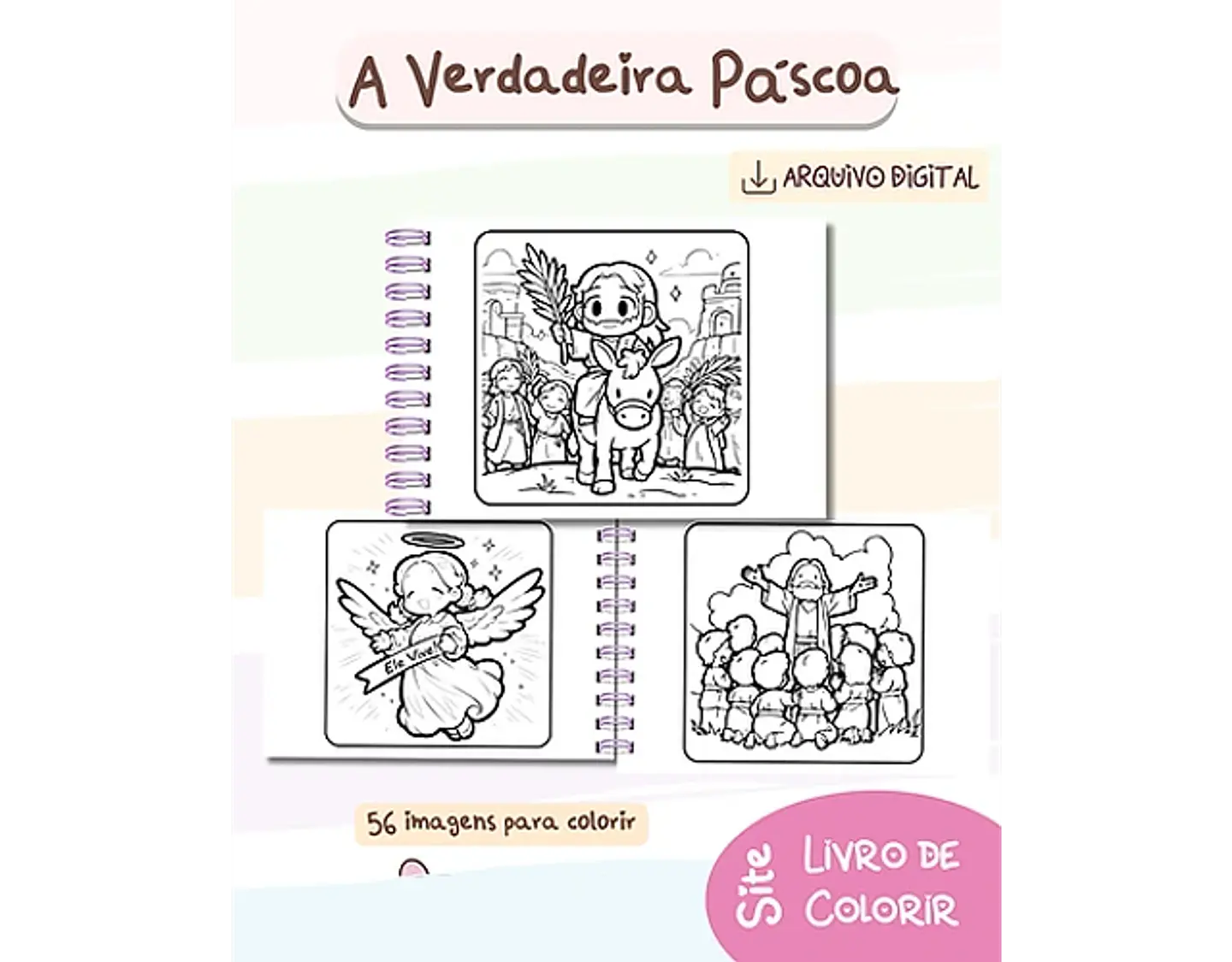 Arquivo Livro de Colorir A Verdadeira Páscoa - Bia Shaina 2