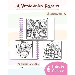 Arquivo Livro de Colorir A Verdadeira Páscoa - Bia Shaina