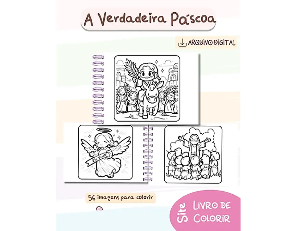 Arquivo Livro de Colorir A Verdadeira Páscoa - Bia Shaina 2