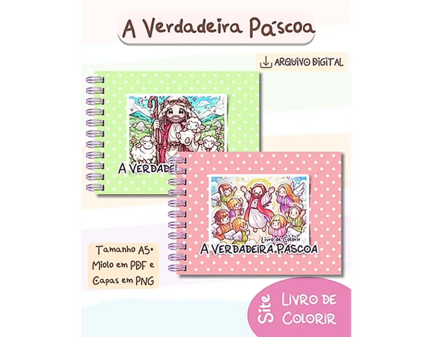 Arquivo Livro de Colorir A Verdadeira Páscoa - Bia Shaina 3