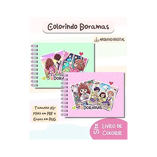 Arquivo Encadernação Livro Colorir Doramas - BSHAINA