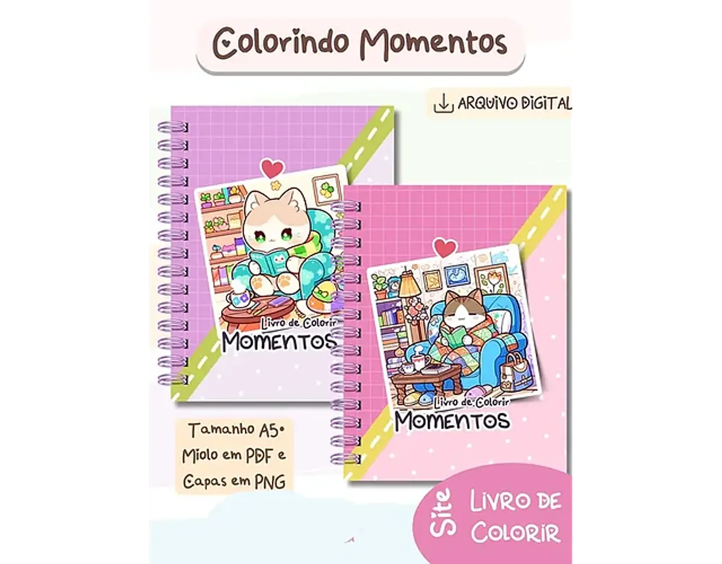 Arquivo Livro de Colorir Colorindo Momentos - Bia SHAINA 1