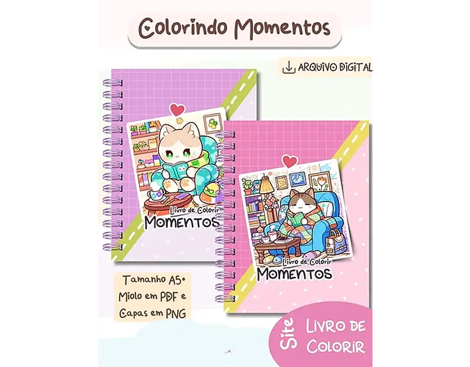 Arquivo Livro de Colorir Colorindo Momentos - Bia SHAINA 1