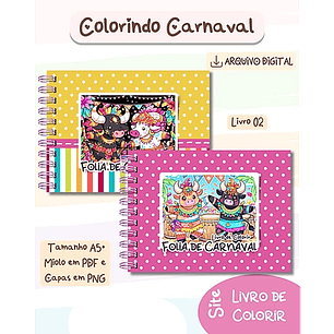 Arquivo Livro de Colorir Folia de Carnaval - BIA SHAINA