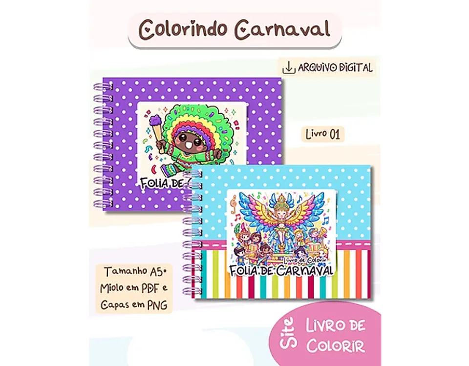 Arquivo Livro de Colorir Folia de Carnaval - BIA SHAINA 6