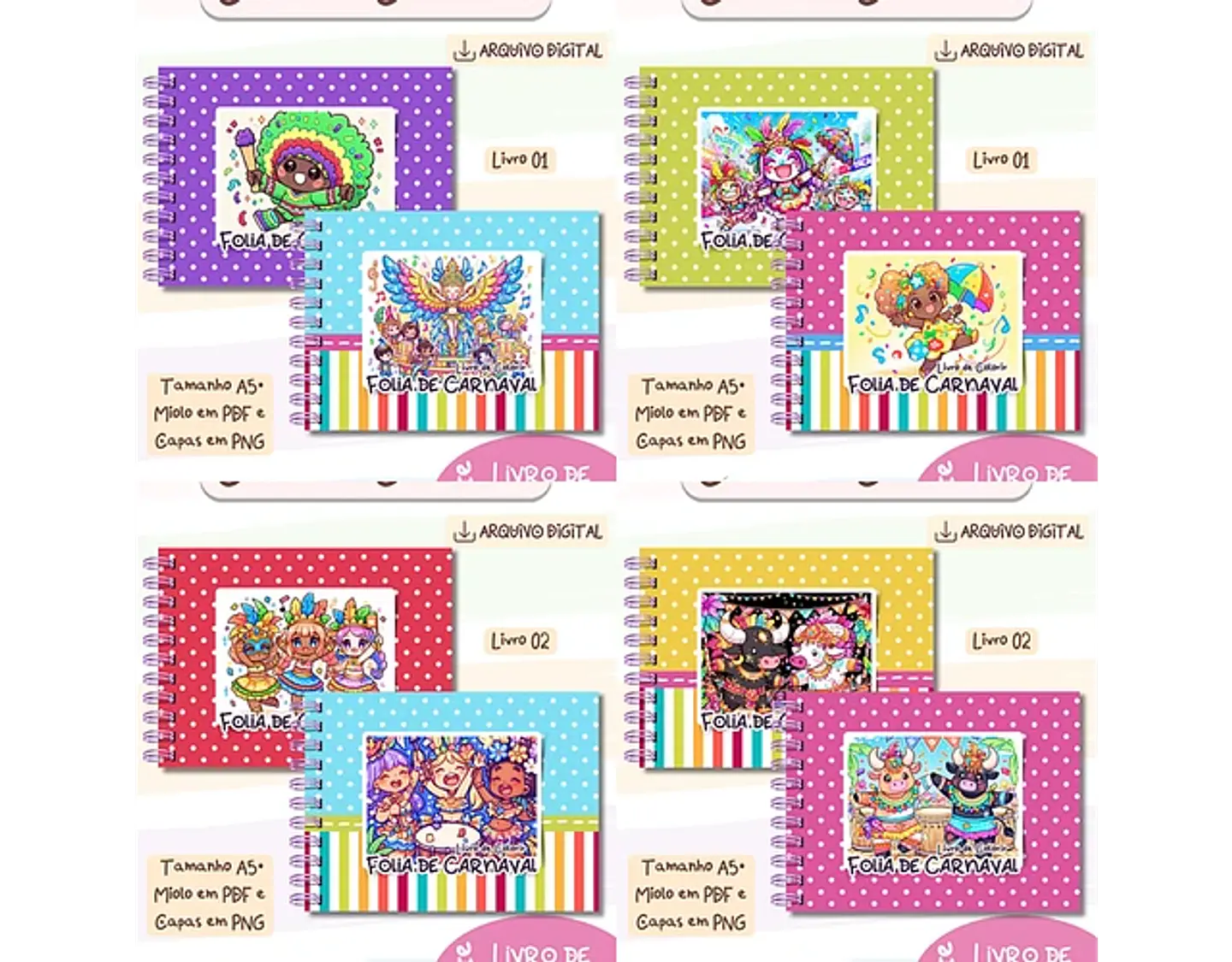 Arquivo Livro de Colorir Folia de Carnaval - BIA SHAINA 1