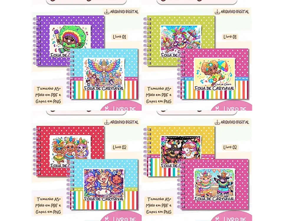 Arquivo Livro de Colorir Folia de Carnaval - BIA SHAINA 1