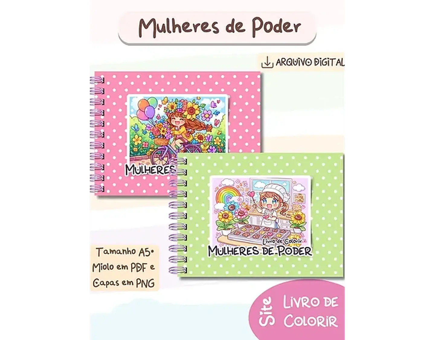 Arquivo Livro de Colorir Mulheres de Poder - BIA SHAINA 3