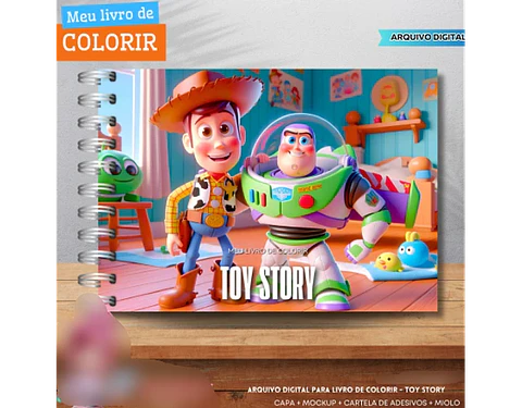 Arquivo Livro de Colorir Toy Story - Fanddy