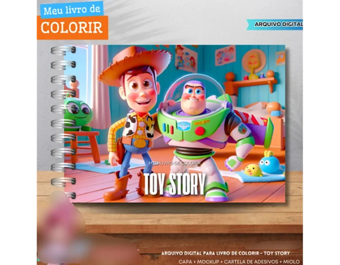 Arquivo Livro de Colorir Toy Story - Fanddy 1