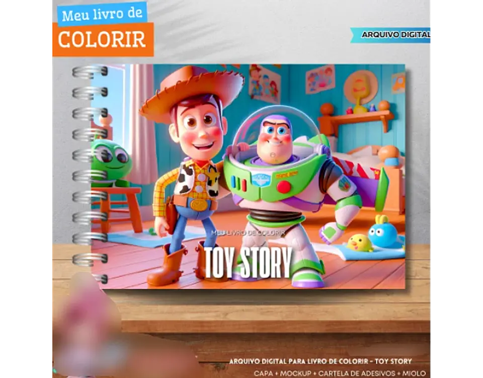 Arquivo Livro de Colorir Toy Story - Fanddy 1