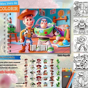 Arquivo Livro de Colorir Toy Story - Fanddy