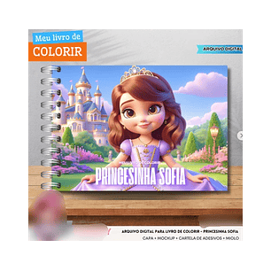 Arquivo Livro de Colorir Princesa Sofia - Fanddy