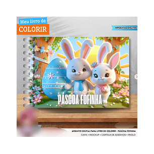 Arquivo Livro de Colorir Páscoa Fofinha - Fanddy