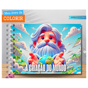 Arquivo Livro de Colorir A Criação do Mundo - Fanddy