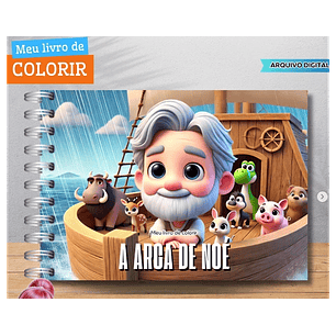 Arquivo Livro de Colorir A Arca de Noé - Fanddy