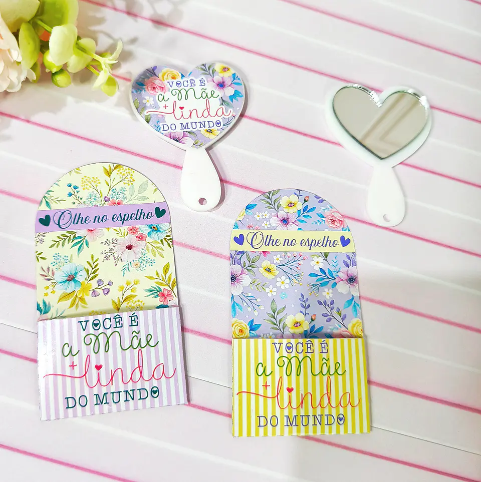 Arquivo dia das mães CARD ESPELHO CORAÇÃO - DESENHITOS DA JANA 1