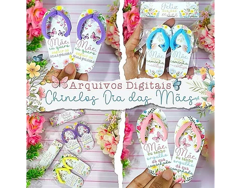 Arquivo dia das mães CARD CHINELINHOS XUXINHAS - DESENHITOS DA JANA