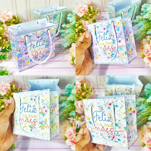 Arquivo dia das mães SACOLA 10X10 - DESENHITOS DA JANA
