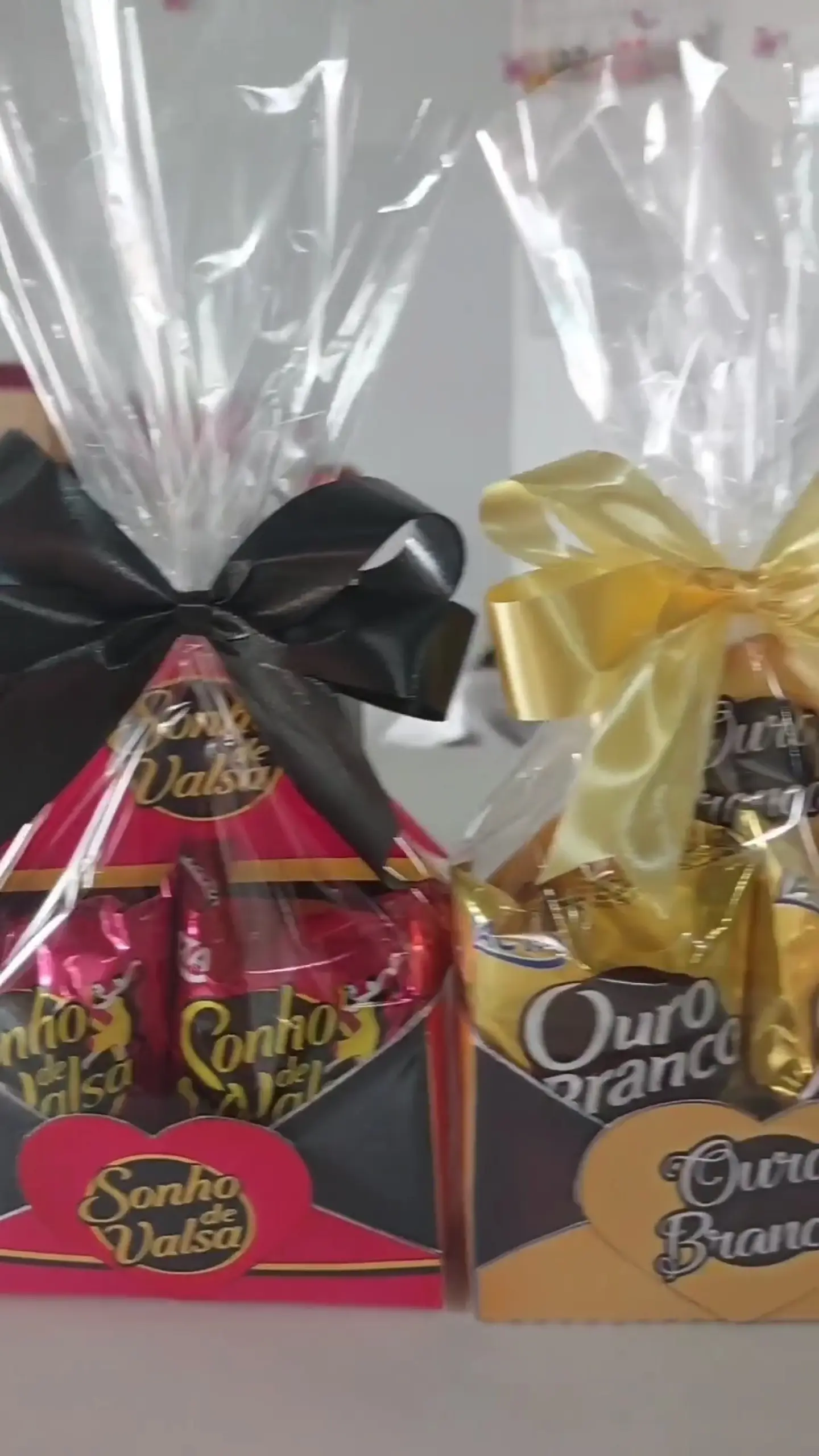 Arquivo Caixinha Envelope Bombom - Sonho de Valsa Ouro Branco 1