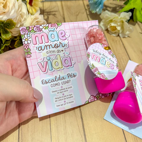 Arquivo dia das Mães Card escala pés - LETTERINHAS