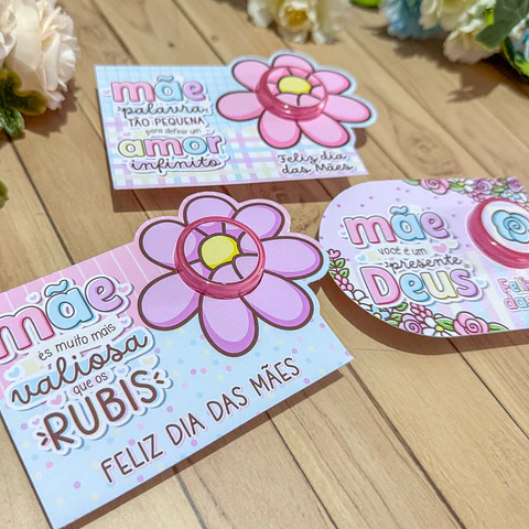 Arquivo dia das Mães Card com potinho hidratante - LETTERINHAS