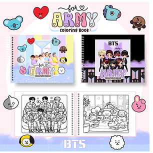 Arquivo livro de colorir BTS - PAMELLA