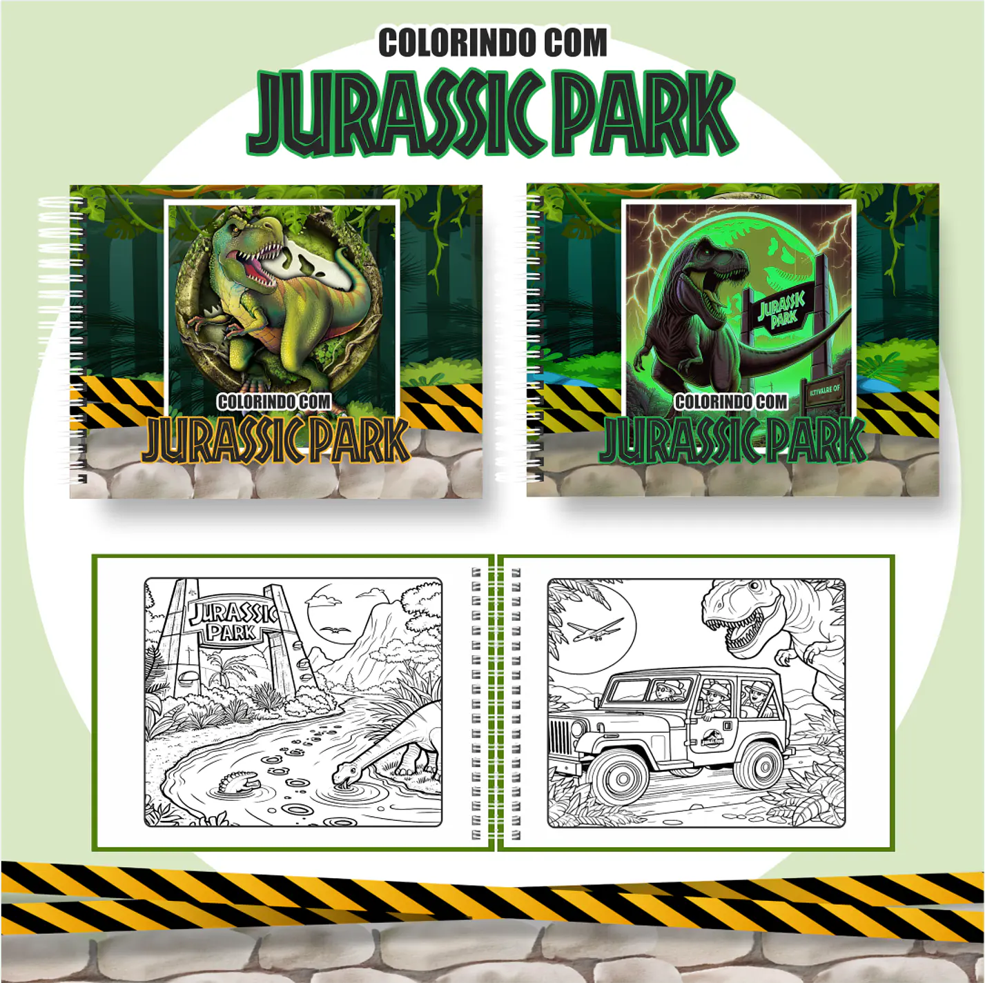 Arquivo livro de colorir Jurassic Park - PAMELLA 1
