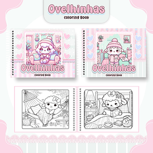 Arquivo livro de colorir Ovelhinhas - PAMELLA