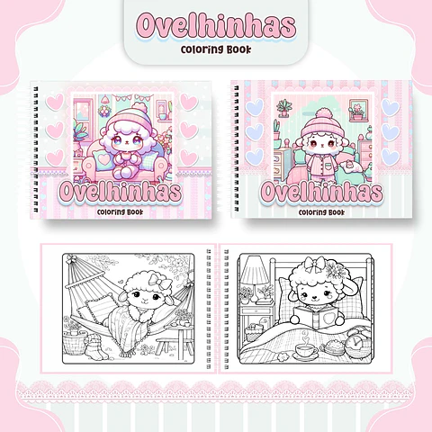 Arquivo livro de colorir Ovelhinhas - PAMELLA