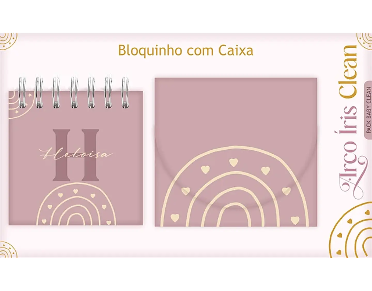 Arquivo encadernação baby Arco ìris - LINA 4