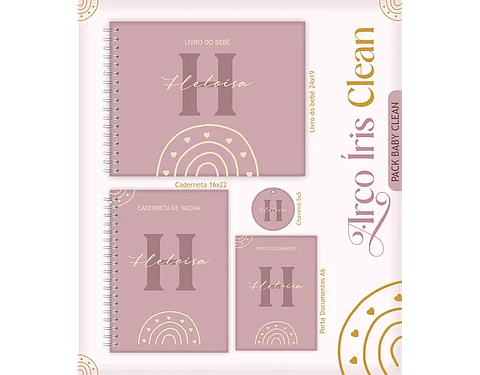 Arquivo encadernação baby Arco ìris - LINA