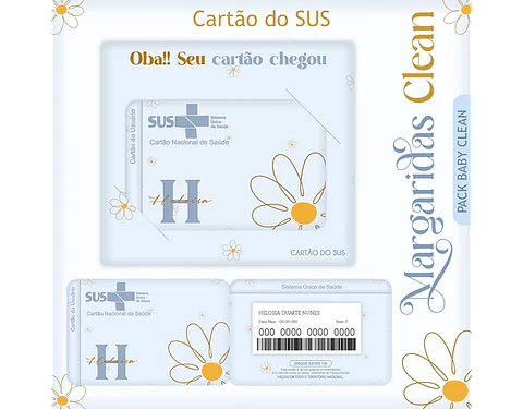 Arquivo encadernação baby Margaridas - LINA