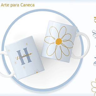 Arquivo encadernação baby Margaridas - LINA