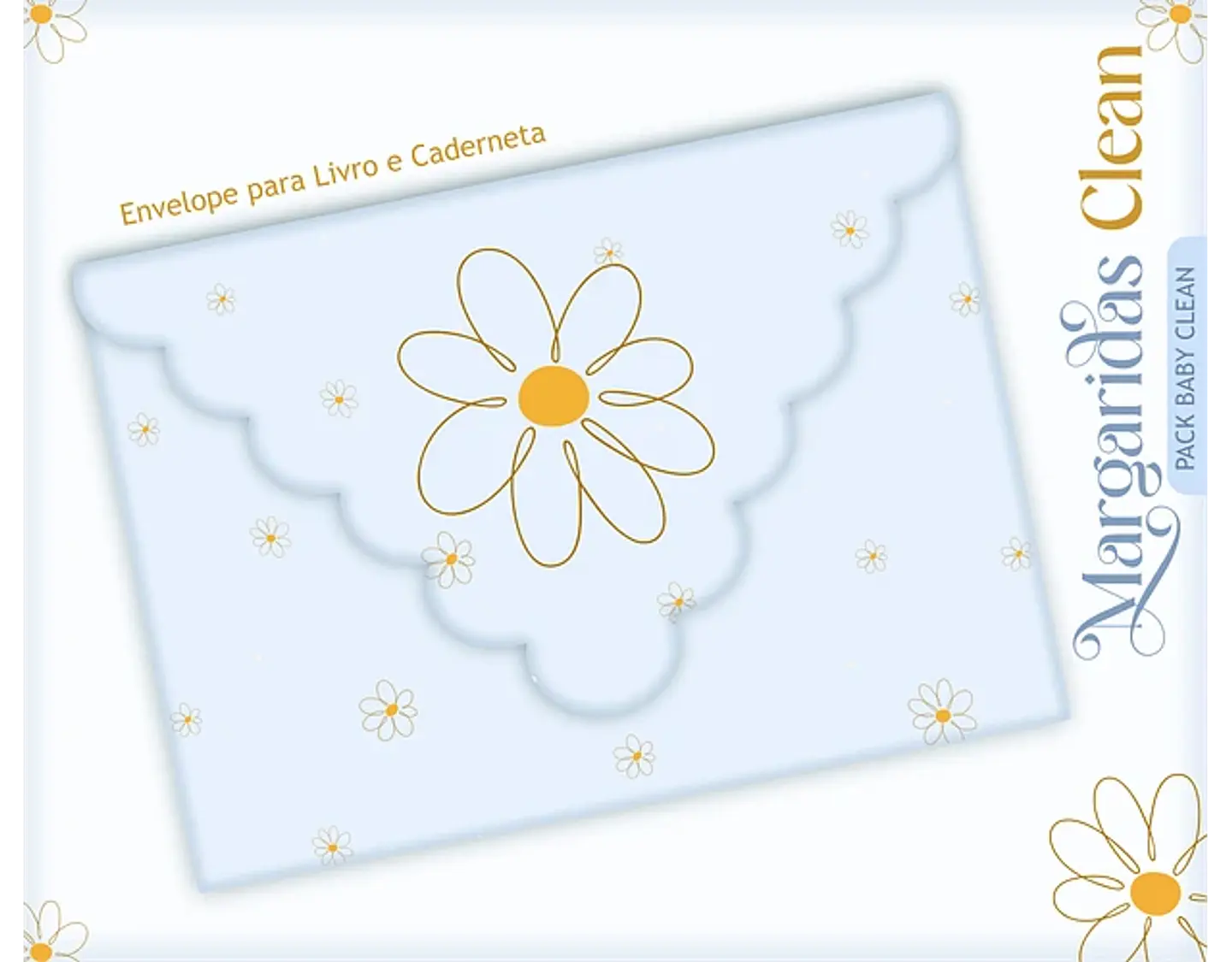 Arquivo encadernação baby Margaridas - LINA 4