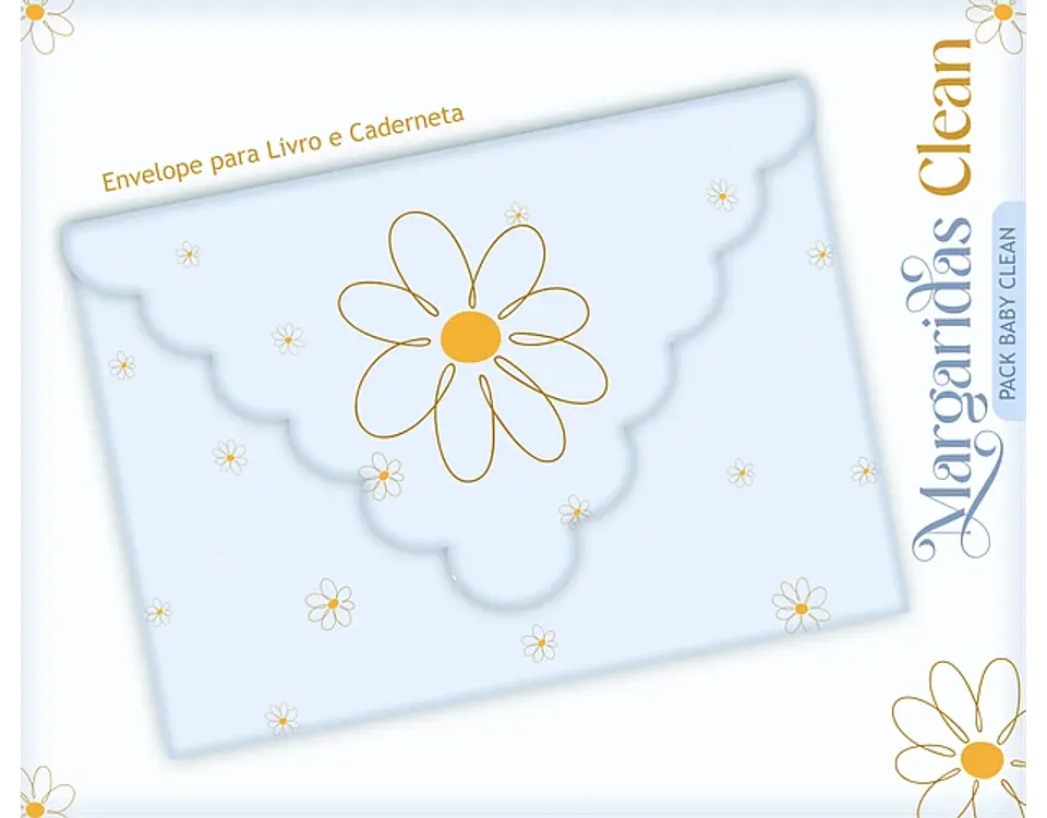 Arquivo encadernação baby Margaridas - LINA 4