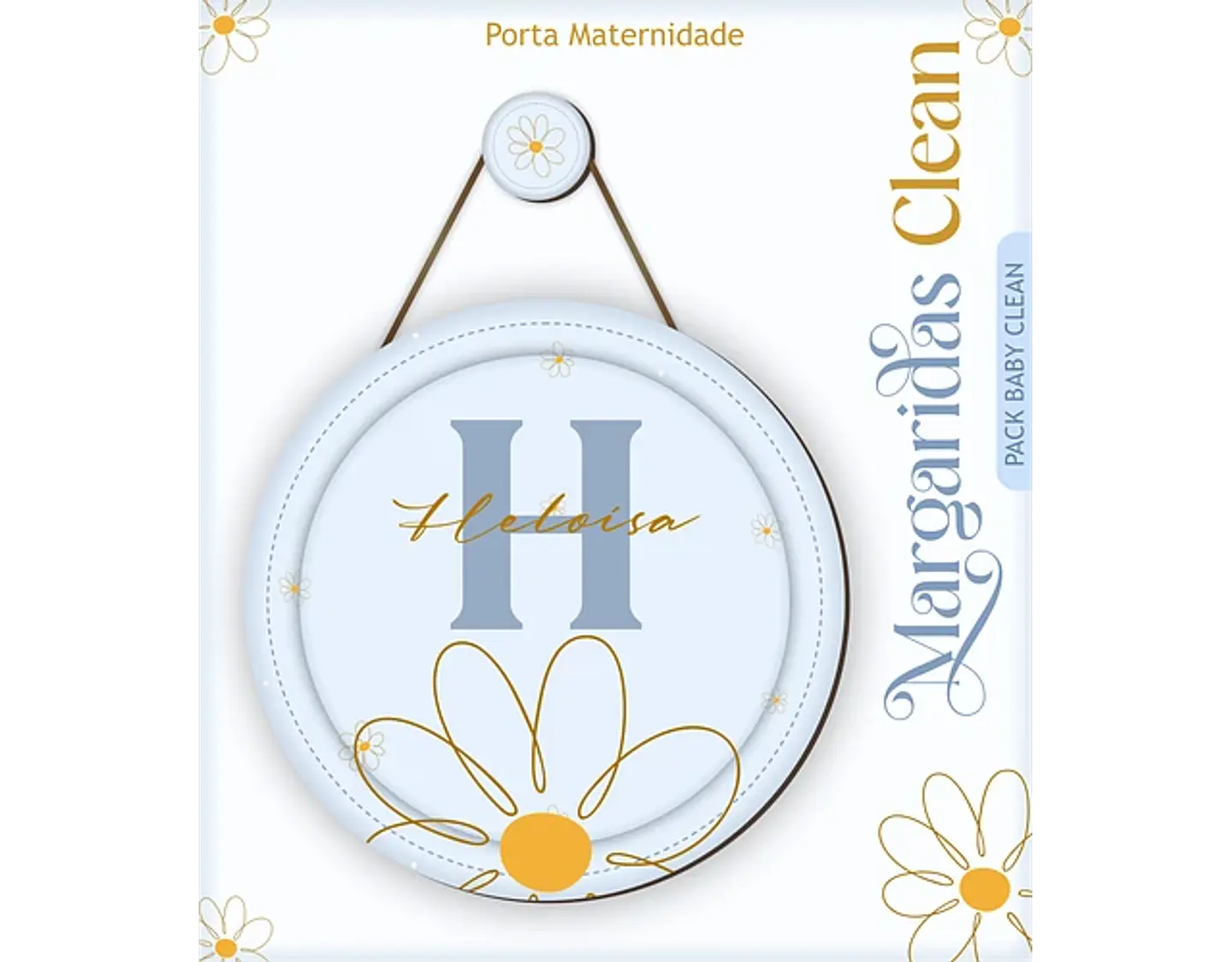 Arquivo encadernação baby Margaridas - LINA 18