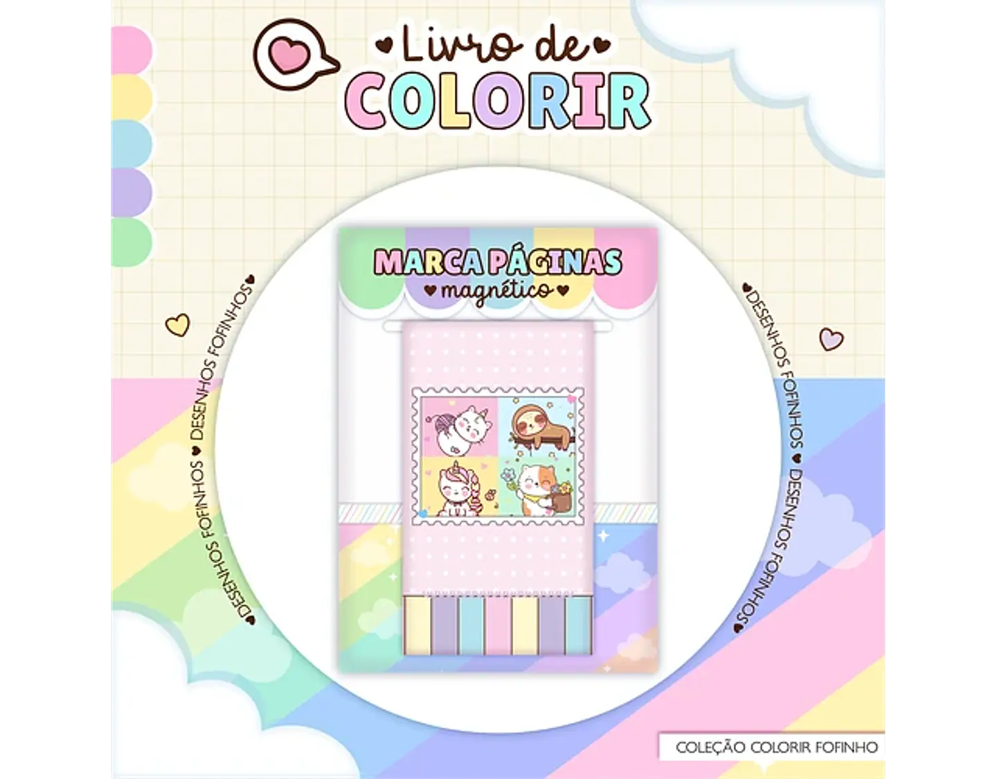 Arquivo caderno de colorir fofinho - LINA 4