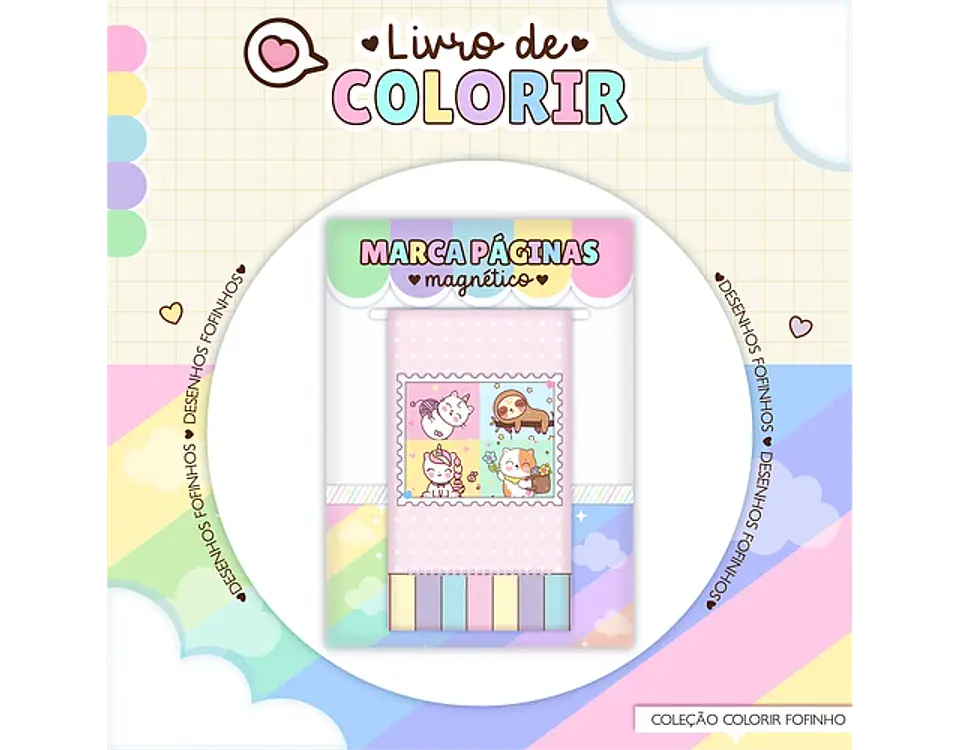 Arquivo caderno de colorir fofinho - LINA 4