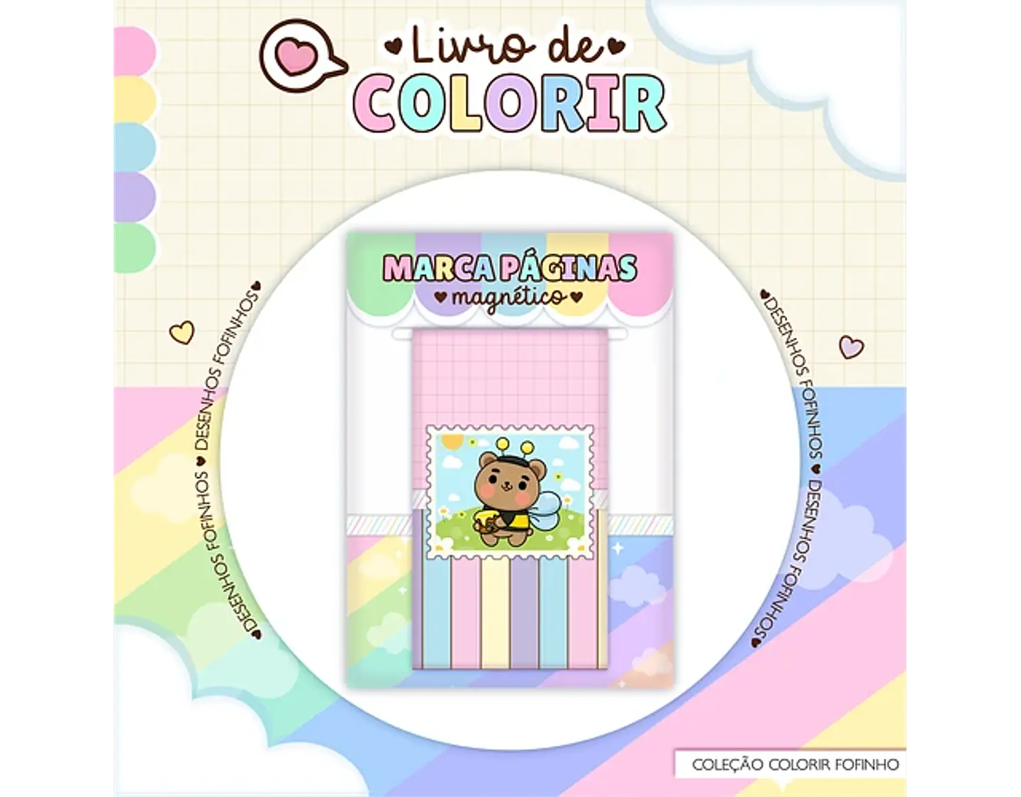 Arquivo caderno de colorir fofinho - LINA 5